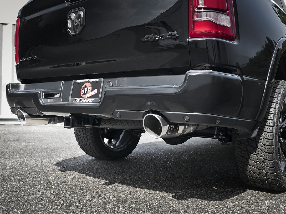 Gemini Xv 3 Inch 304 Stainless Steel Cat-Back Exhaust System w/ Cut-Out Ram 1500 19-22 V8-5.7L Hemi aFe Power-6