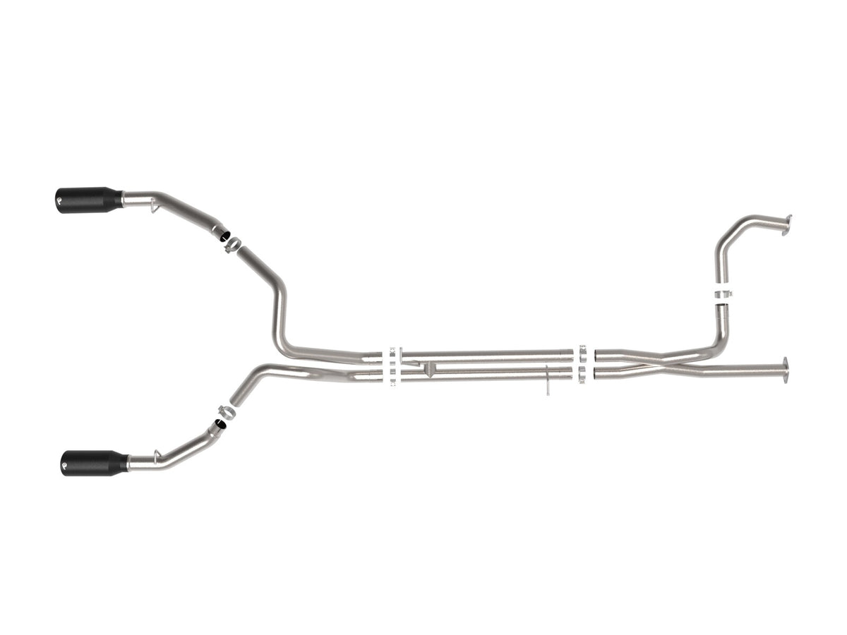 Vulcan Series 3 Inch 304 Stainless Steel Cat-Back Exhaust System w/ Tip Ram 1500 Trx 21-24 V8-6.2L (sc) aFe Power-4