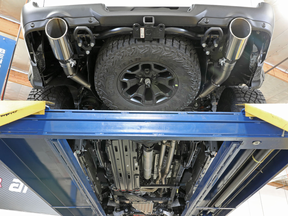 Vulcan Series 3 Inch 304 Stainless Steel Cat-Back Exhaust System w/ Tip Ram 1500 Trx 21-24 V8-6.2L (sc) aFe Power-5