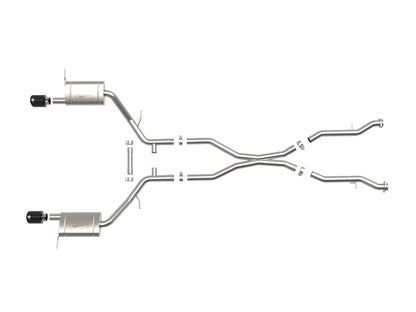 Mach Force-Xp 304 Stainless Steel Cat-Back Exhaust System w/ Tip Dodge Durango 11-26 V6-3.6L/V8-5.7L aFe Power-8