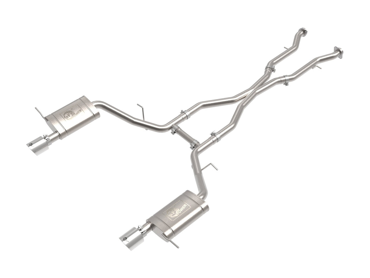 Mach Force-Xp 304 Stainless Steel Cat-Back Exhaust System w/ Tip Dodge Durango 11-26 V6-3.6L/V8-5.7L aFe Power