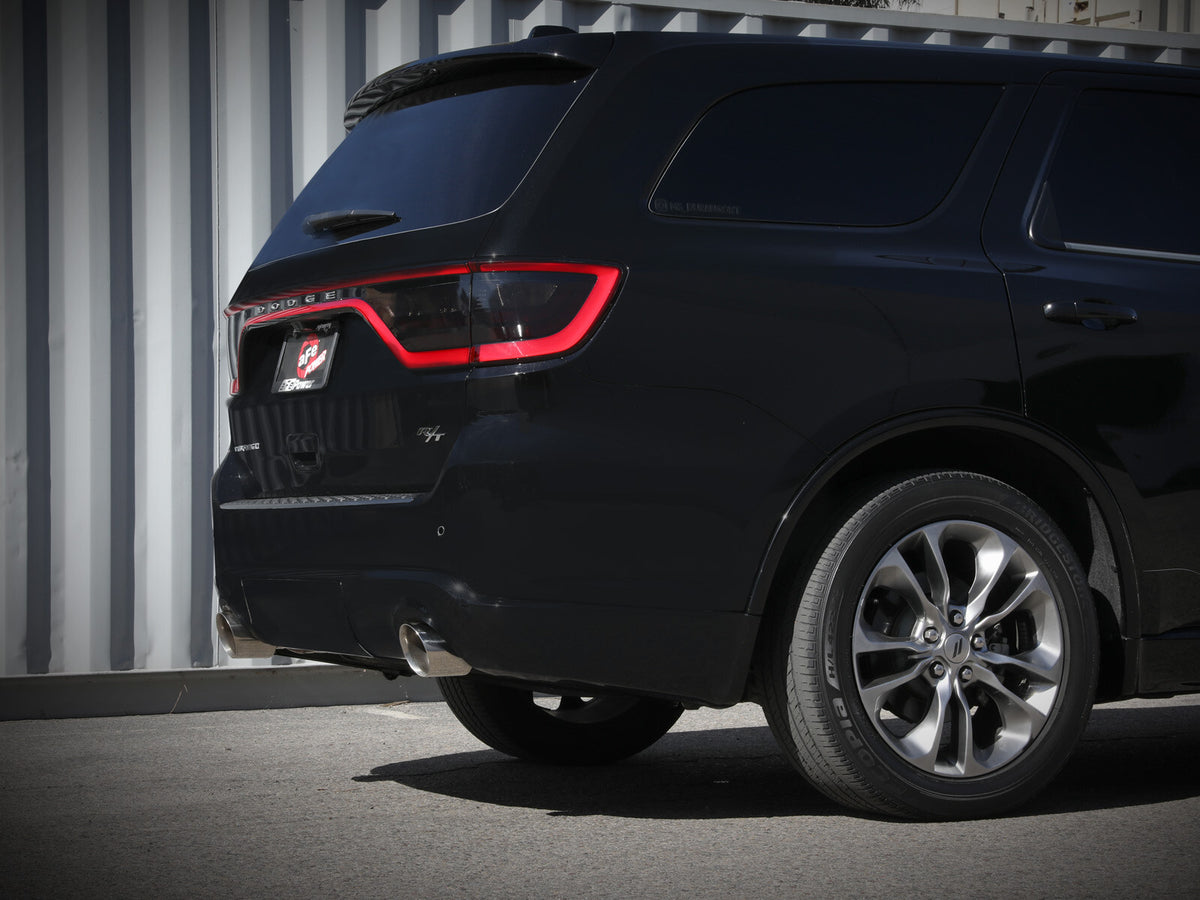 Mach Force-Xp 304 Stainless Steel Cat-Back Exhaust System w/ Tip Dodge Durango 11-26 V6-3.6L/V8-5.7L aFe Power-3