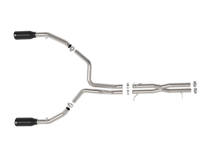 Vulcan Series 3 Inch to 3-1/2 Inch Stainless Steel Cat-Back Exhaust System Ram 1500 Rho 25-26 L6-3.0L (tt) aFe Power-6