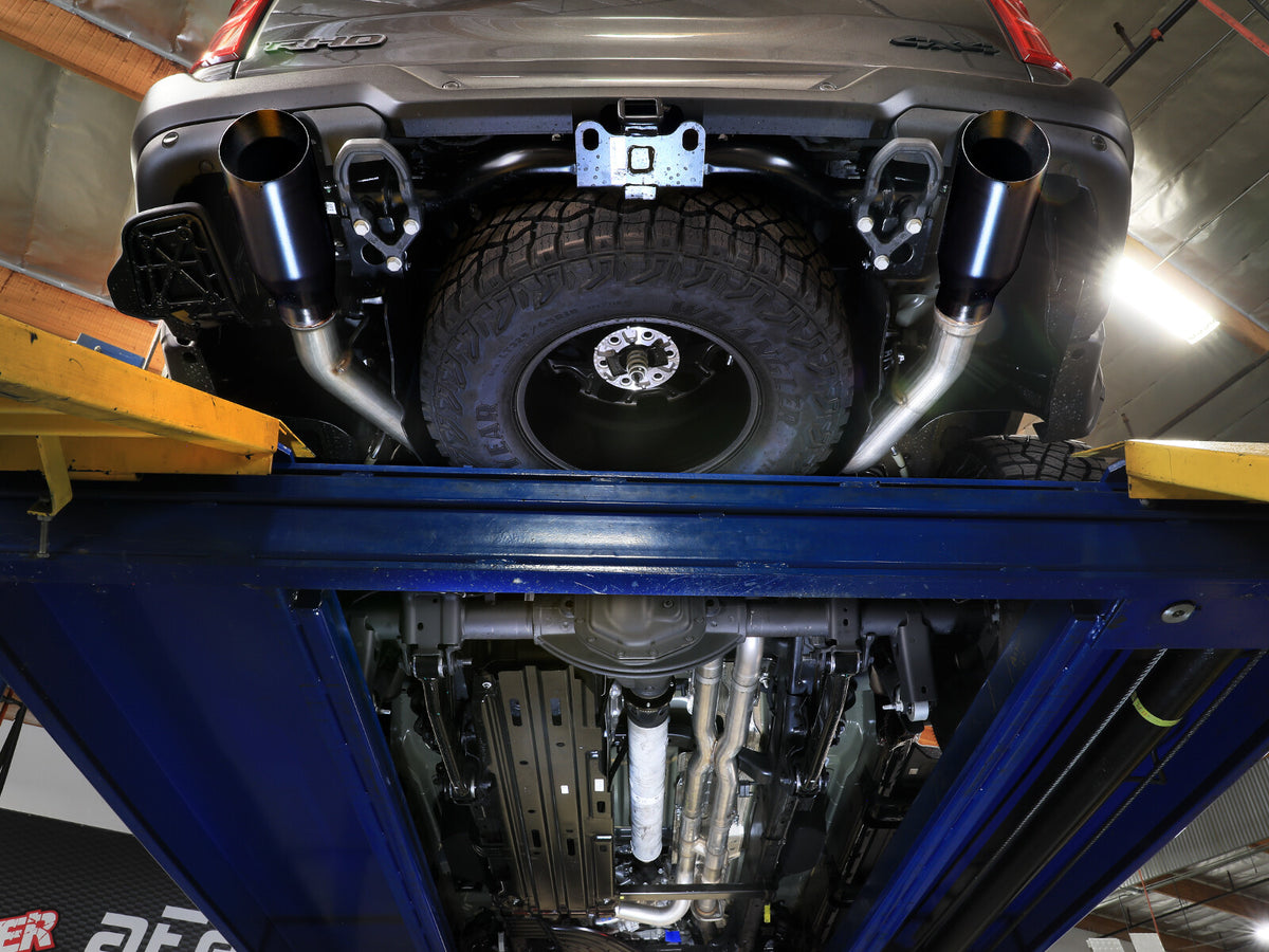 Vulcan Series 3 Inch to 3-1/2 Inch Stainless Steel Cat-Back Exhaust System Ram 1500 Rho 25-26 L6-3.0L (tt) aFe Power-7