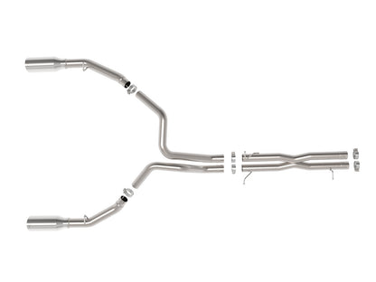 Vulcan Series 3 Inch to 3-1/2 Inch Stainless Steel Cat-Back Exhaust System Ram 1500 Rho 25-26 L6-3.0L (tt) aFe Power-2