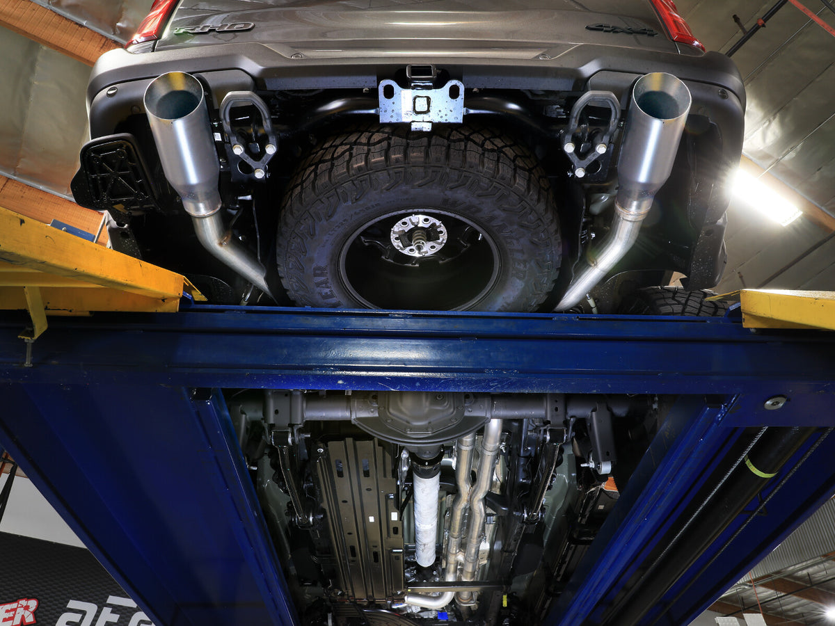 Vulcan Series 3 Inch to 3-1/2 Inch Stainless Steel Cat-Back Exhaust System Ram 1500 Rho 25-26 L6-3.0L (tt) aFe Power-3