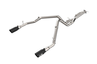 Vulcan Series 3 Inch 304 Stainless Steel Cat-Back Exhaust System w/ Tips Ram 1500 25-26 L6-3.0L (tt) aFe Power-7