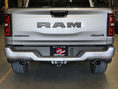 Vulcan Series 3 Inch 304 Stainless Steel Cat-Back Exhaust System w/ Tips Ram 1500 25-26 L6-3.0L (tt) aFe Power-11