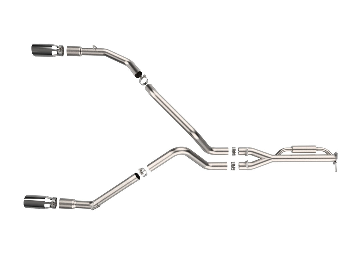 Vulcan Series 3 Inch 304 Stainless Steel Cat-Back Exhaust System w/ Tips Ram 1500 25-26 L6-3.0L (tt) aFe Power-2