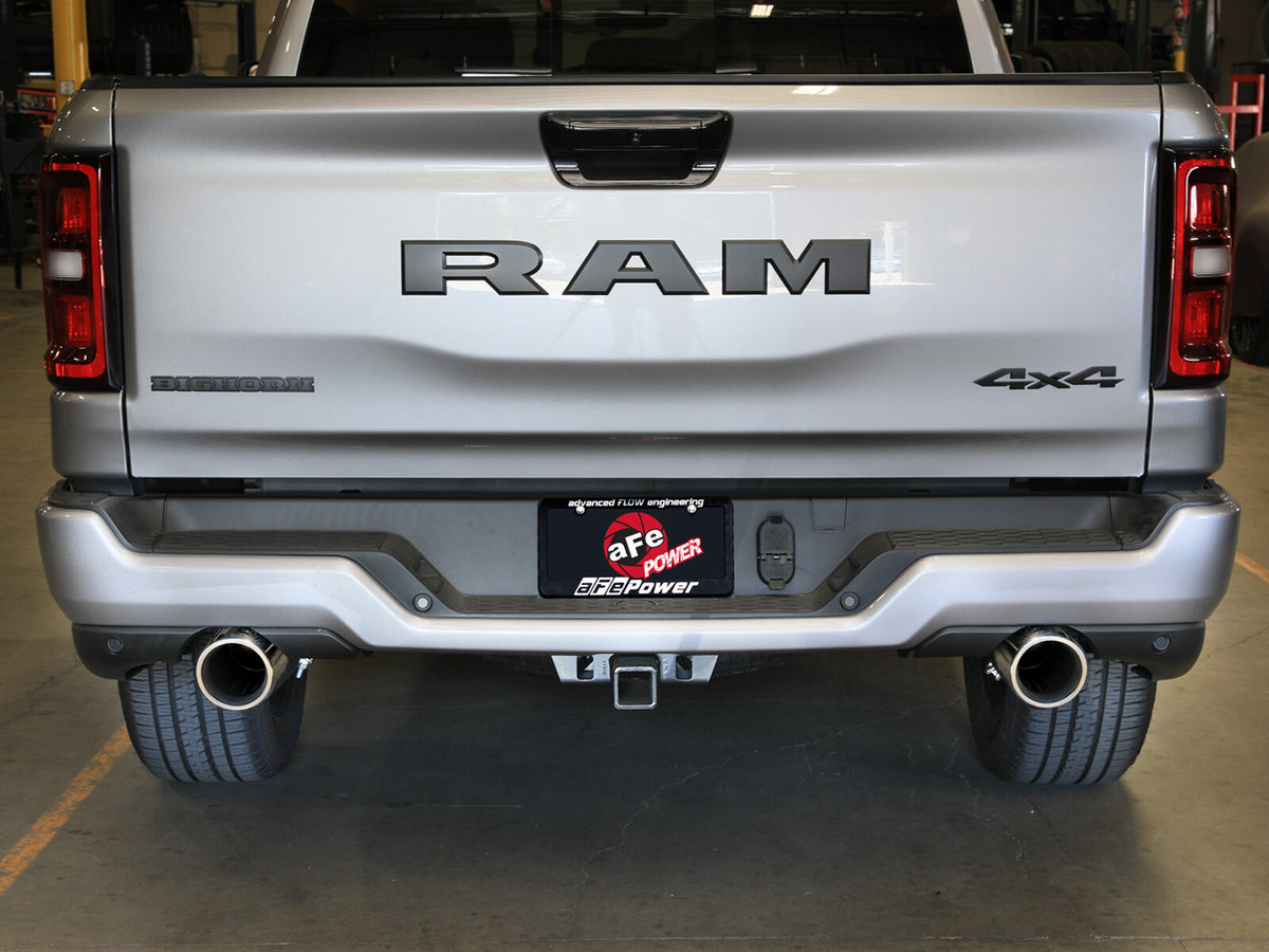 Vulcan Series 3 Inch 304 Stainless Steel Cat-Back Exhaust System w/ Tips Ram 1500 25-26 L6-3.0L (tt) aFe Power-4