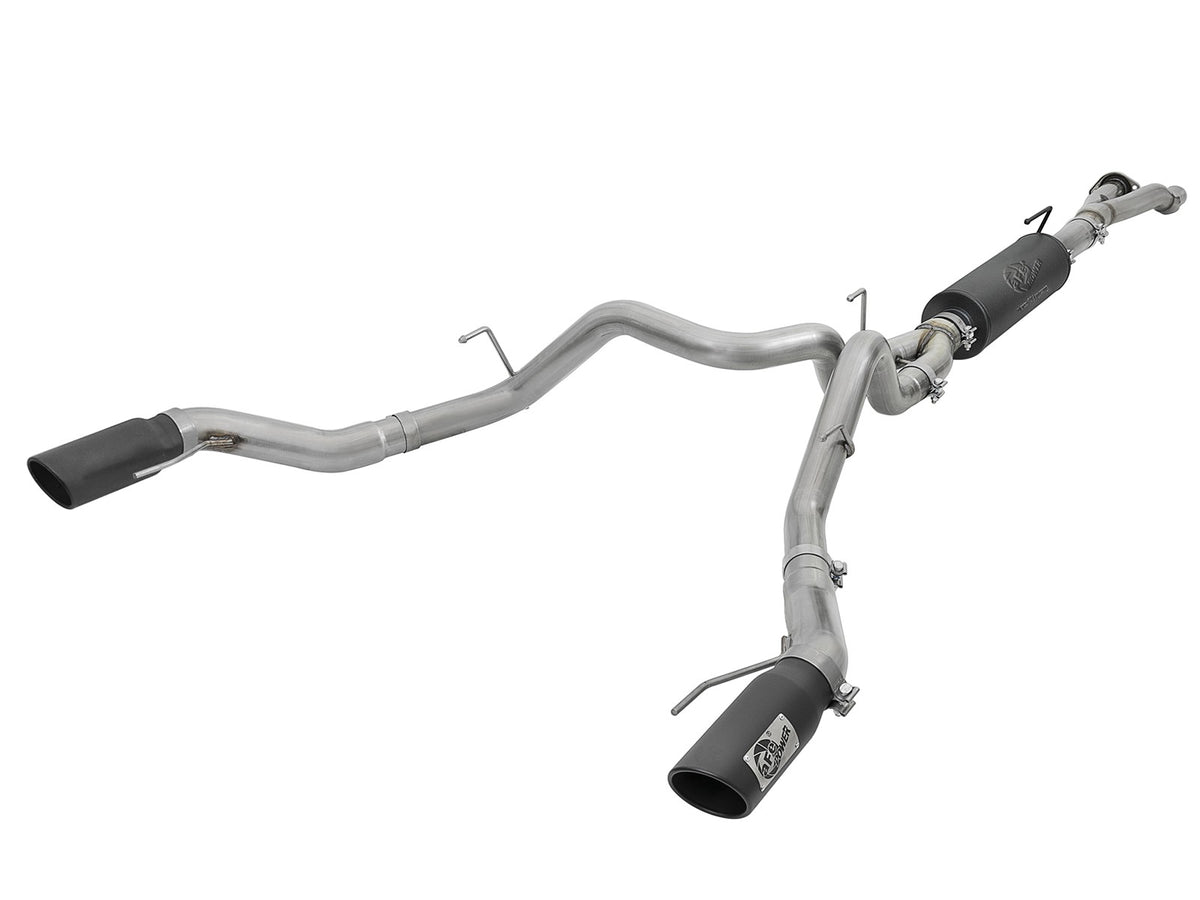 Rebel Series Cat-Back Exhaust System w/ Tip Ford F-150 Raptor 17-20/F-150 Limited 19-20 V6-3.5L (tt) aFe Power-9