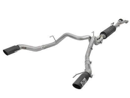 Rebel Series Cat-Back Exhaust System w/ Tip Ford F-150 Raptor 17-20/F-150 Limited 19-20 V6-3.5L (tt) aFe Power-9