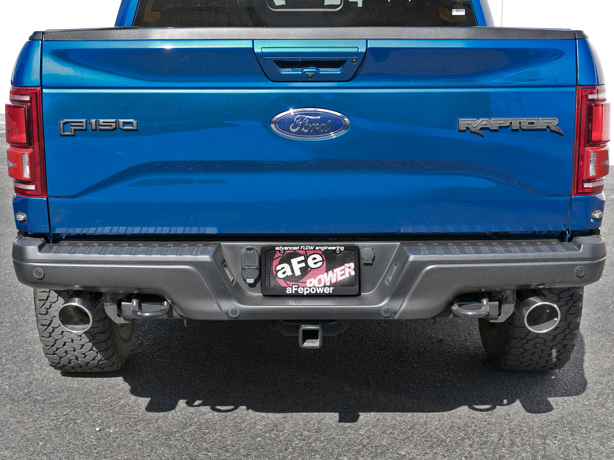 Rebel Series Cat-Back Exhaust System w/ Tip Ford F-150 Raptor 17-20/F-150 Limited 19-20 V6-3.5L (tt) aFe Power-6