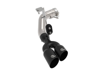 Rebel Series 3 Inch 304 Stainless Steel Cat-Back Exhaust System w/ Black Tips Ford Ranger 19-23 L4-2.3L (t) Slant Cut aFe Power