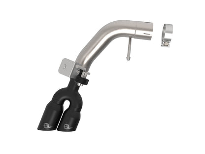 Rebel Series 3 Inch 304 Stainless Steel Cat-Back Exhaust System w/ Black Tips Ford Ranger 19-23 L4-2.3L (t) Slant Cut aFe Power-1