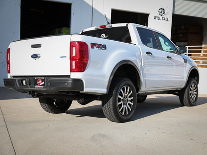 Rebel Series 3 Inch 304 Stainless Steel Cat-Back Exhaust System w/ Black Tips Ford Ranger 19-23 L4-2.3L (t) Straight Cut aFe Power-3