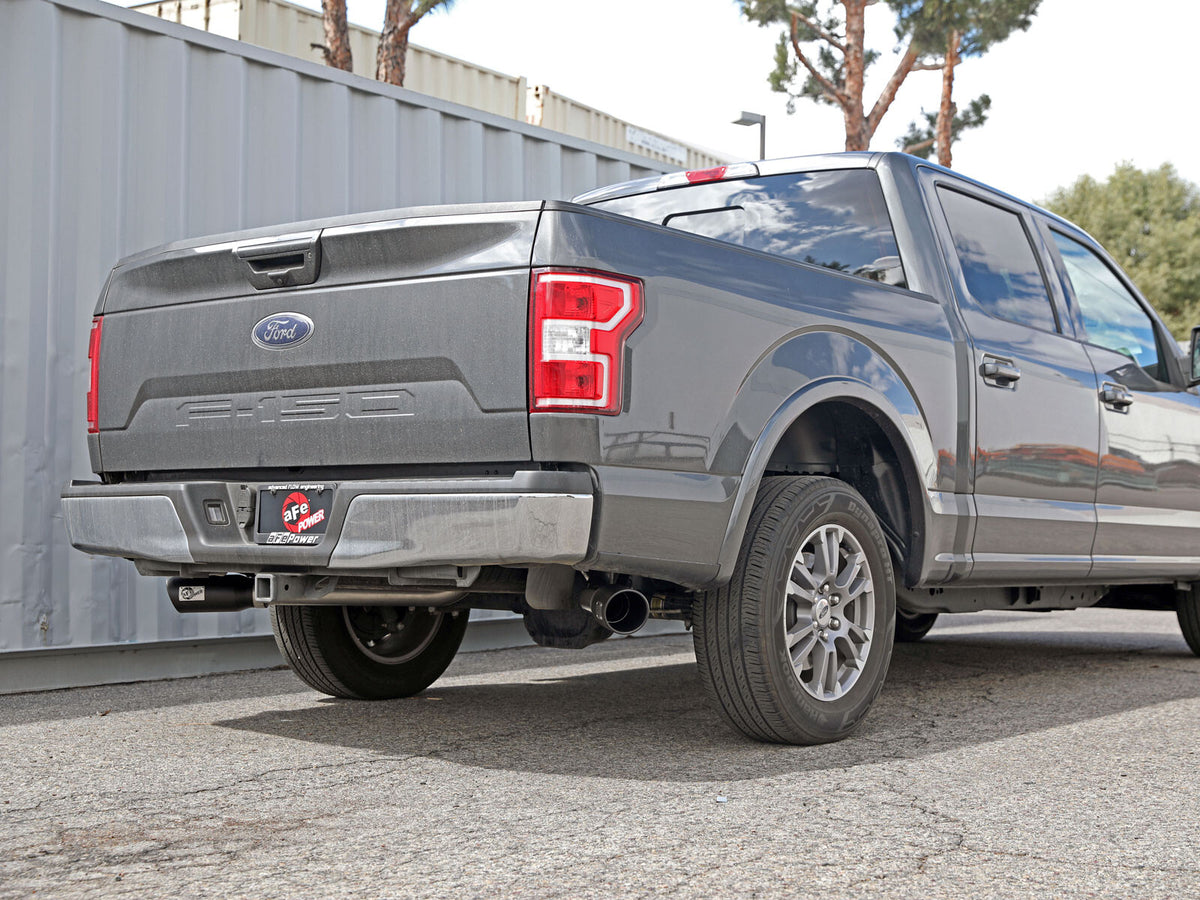 Gemini Xv 3 Inch 304 Stainless Steel Cat-Back Exhaust System w/ Cut-Out Ford F-150 15-20 V6-2.7L (tt)/3.5L (tt)/V8-5.0L aFe Power-15