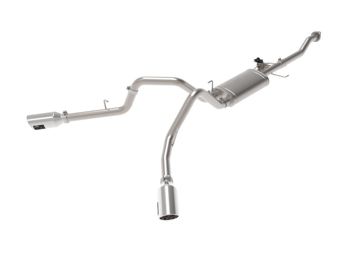 Gemini Xv 3 Inch 304 Stainless Steel Cat-Back Exhaust System w/ Cut-Out Ford F-150 15-20 V6-2.7L (tt)/3.5L (tt)/V8-5.0L aFe Power