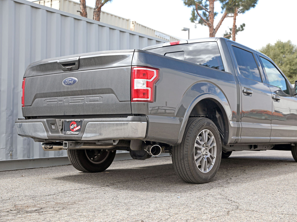 Gemini Xv 3 Inch 304 Stainless Steel Cat-Back Exhaust System w/ Cut-Out Ford F-150 15-20 V6-2.7L (tt)/3.5L (tt)/V8-5.0L aFe Power-6