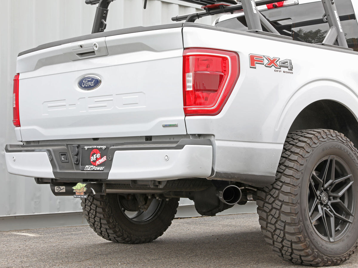 Gemini Xv 3 Inch 304 Stainless Steel Cat-Back Exhaust System w/ Cut-Out Ford F-150 21-26 V6-2.7L (tt)/3.5L (tt)/V8-5.0L aFe Power-15