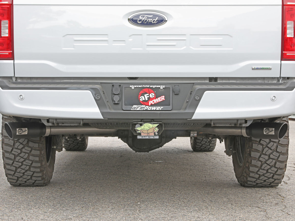 Gemini Xv 3 Inch 304 Stainless Steel Cat-Back Exhaust System w/ Cut-Out Ford F-150 21-26 V6-2.7L (tt)/3.5L (tt)/V8-5.0L aFe Power-16