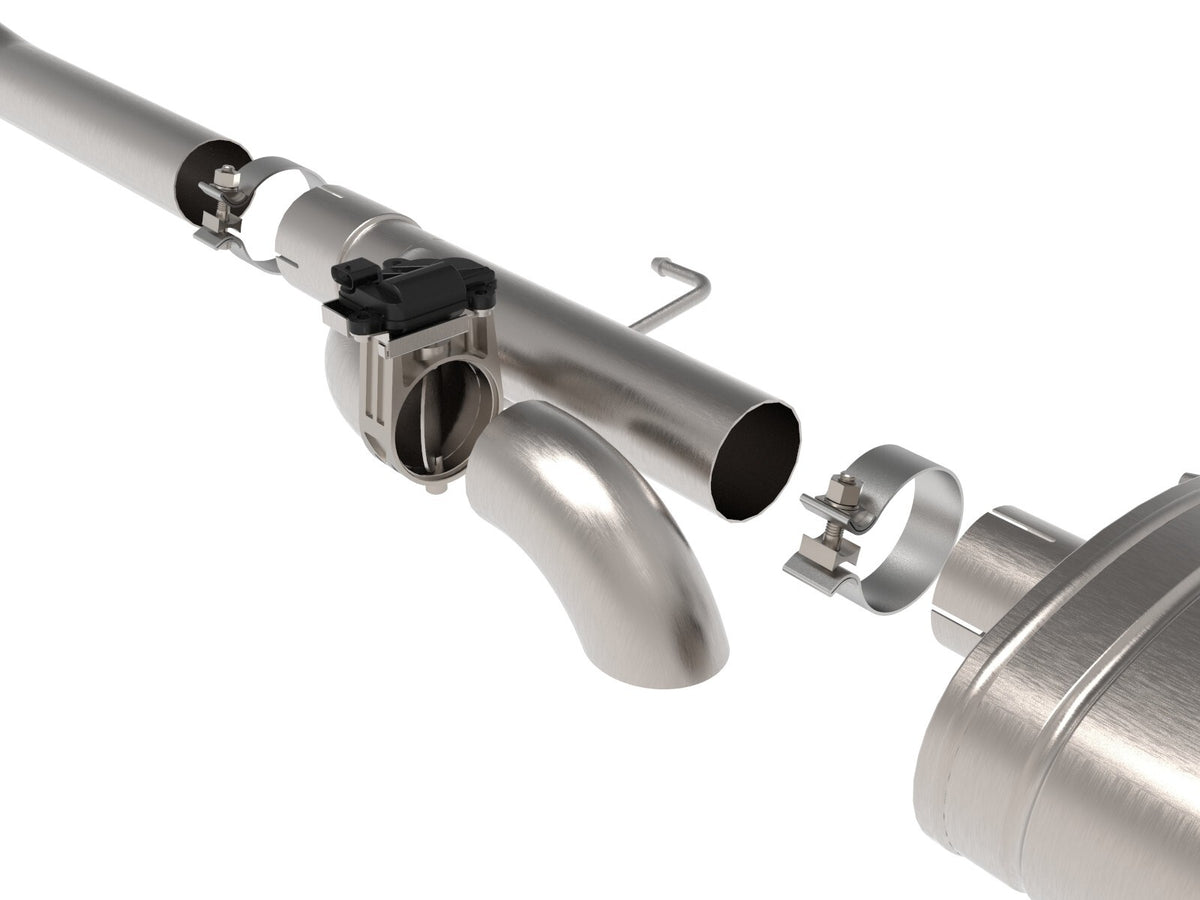 Gemini Xv 3 Inch 304 Stainless Steel Cat-Back Exhaust System w/ Cut-Out Ford F-150 21-26 V6-2.7L (tt)/3.5L (tt)/V8-5.0L aFe Power-1