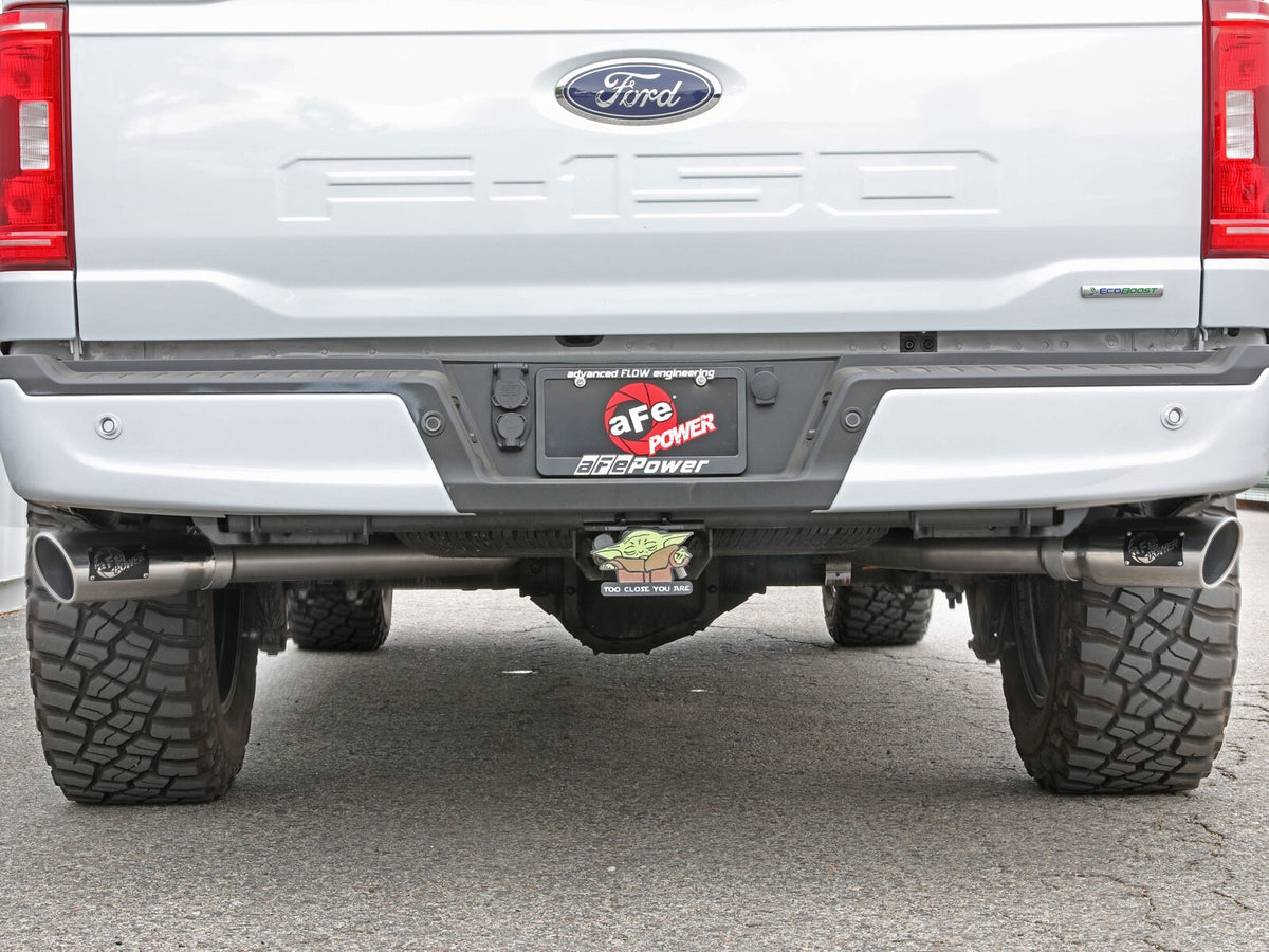 Gemini Xv 3 Inch 304 Stainless Steel Cat-Back Exhaust System w/ Cut-Out Ford F-150 21-26 V6-2.7L (tt)/3.5L (tt)/V8-5.0L aFe Power-7