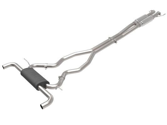 Vulcan Series 2-1/2 Inch 304 Stainless Steel Cat-Back Exhaust System Ford Edge St 19-23 V6-2.7L (tt) aFe Power