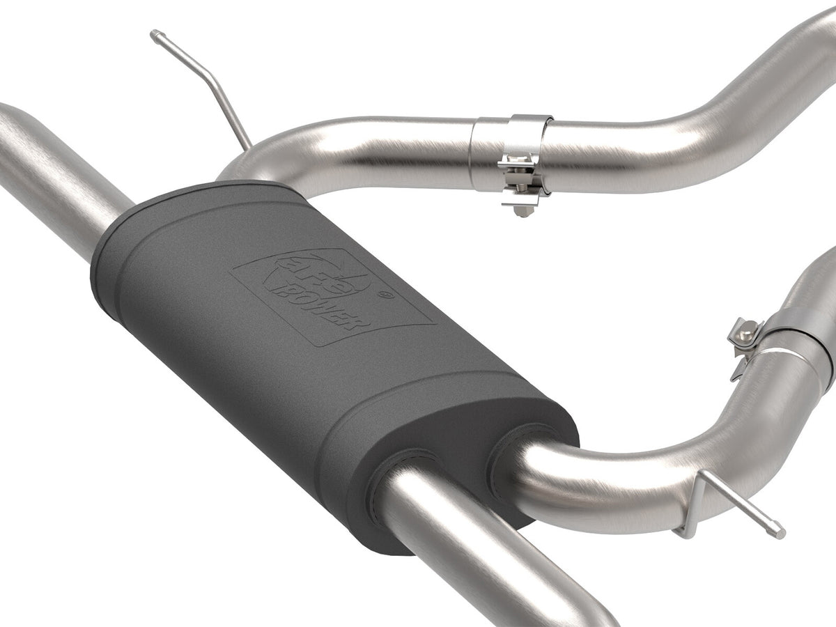 Vulcan Series 2-1/2 Inch 304 Stainless Steel Cat-Back Exhaust System Ford Edge St 19-23 V6-2.7L (tt) aFe Power-1