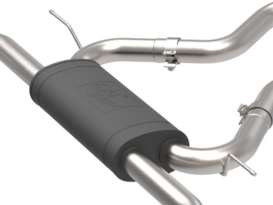 Vulcan Series 2-1/2 Inch 304 Stainless Steel Cat-Back Exhaust System Ford Edge St 19-23 V6-2.7L (tt) aFe Power-1
