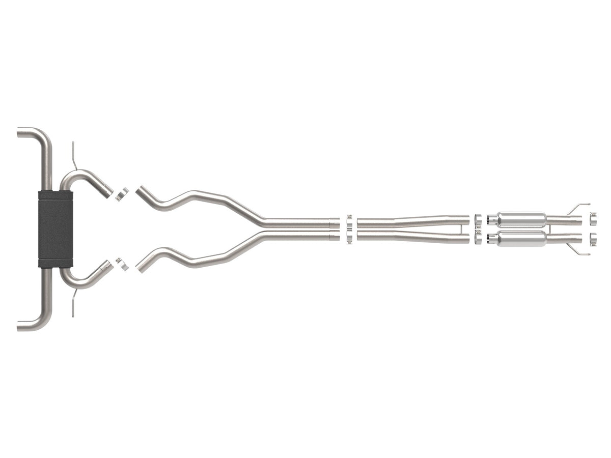 Vulcan Series 2-1/2 Inch 304 Stainless Steel Cat-Back Exhaust System Ford Edge St 19-23 V6-2.7L (tt) aFe Power-3