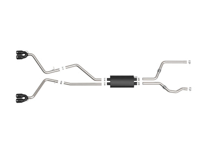 Mach Force-Xp 304 Stainless Steel Cat-Back Exhaust System w/ Tip Ford Explorer St 20-26 V6-3.0L (tt) aFe Power-6