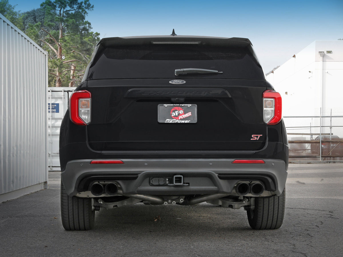 Mach Force-Xp 304 Stainless Steel Cat-Back Exhaust System w/ Tip Ford Explorer St 20-26 V6-3.0L (tt) aFe Power-8
