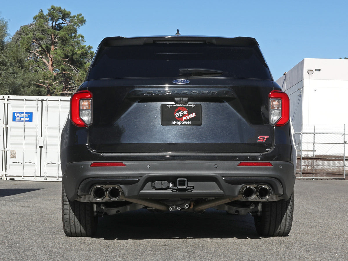 Mach Force-Xp 304 Stainless Steel Cat-Back Exhaust System w/ Tip Ford Explorer St 20-26 V6-3.0L (tt) aFe Power-3
