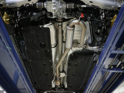Rebel Series 2-1/2 Inch 304 Stainless Steel Cat-Back Exhaust w/ Polished Tip Ford Maverick 22-26 L4-2.0L (t) AWD aFe Power-4
