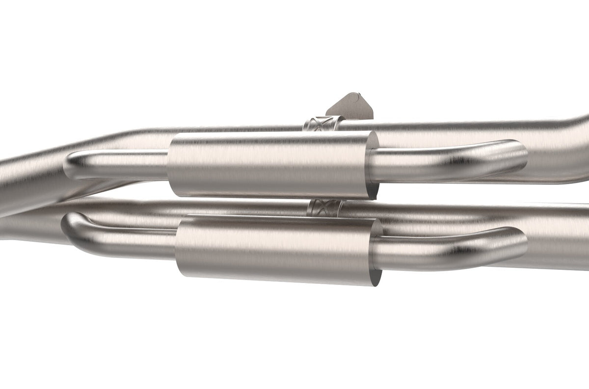 Vulcan Series 3 Inch 304 Stainless Steel Cat-Back Exhaust System w/ Tip Ford Ranger Raptor 24-26 V6-3.0L (tt) aFe Power-8