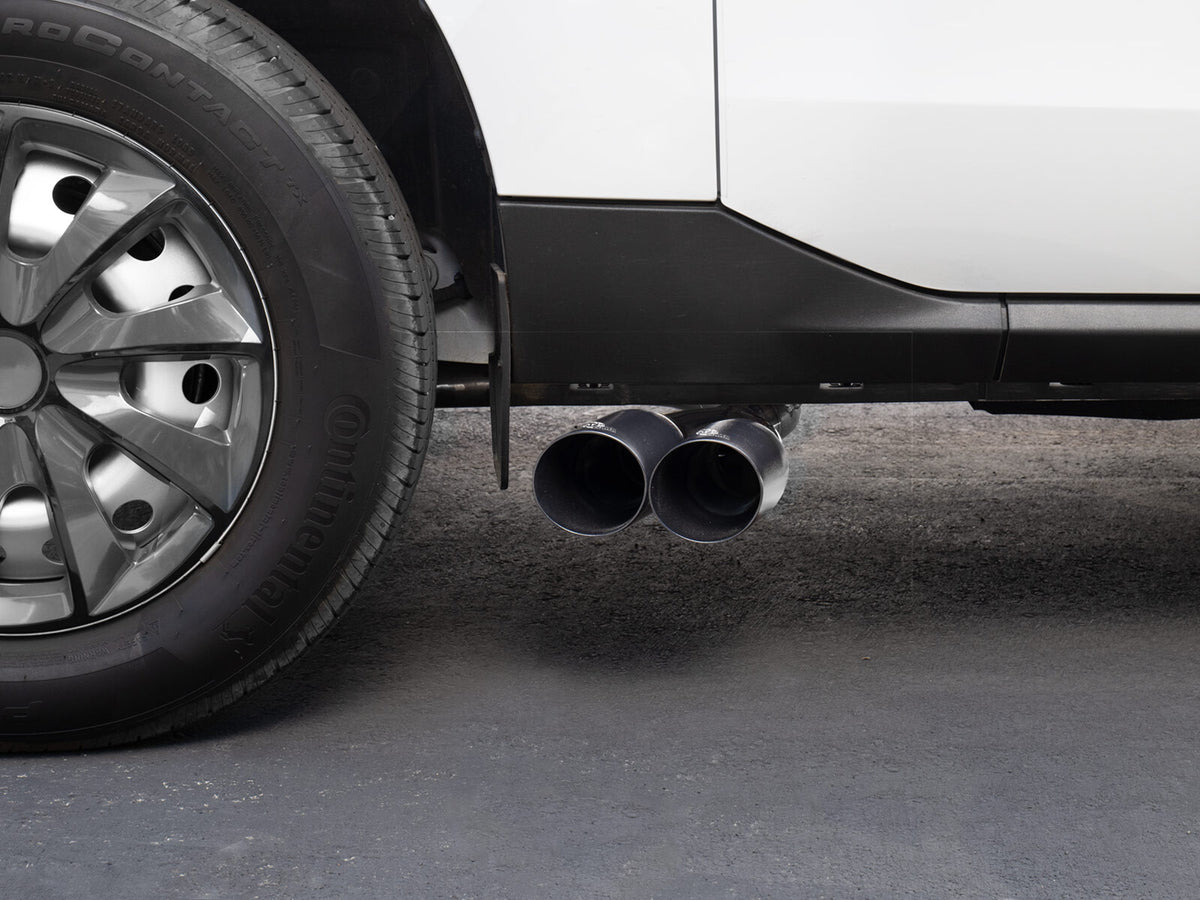 Rebel Series 2-1/2 Inch 304 Stainless Steel Cat-Back Exhaust System w/ Black Tip Ford Maverick 22-26 L4-2.5L FWD aFe Power-4