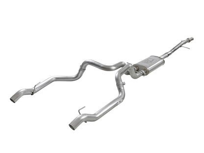 Vulcan Series 3 Inch 304 Stainless Steel Cat-Back Exhaust System Uses OE Tips GM Silverado/Sierra 1500 19-26 V8-5.3L aFe Power