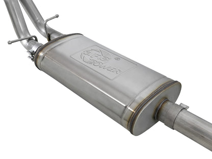 Vulcan Series 3 Inch 304 Stainless Steel Cat-Back Exhaust System Uses OE Tips GM Silverado/Sierra 1500 19-26 V8-5.3L aFe Power-2