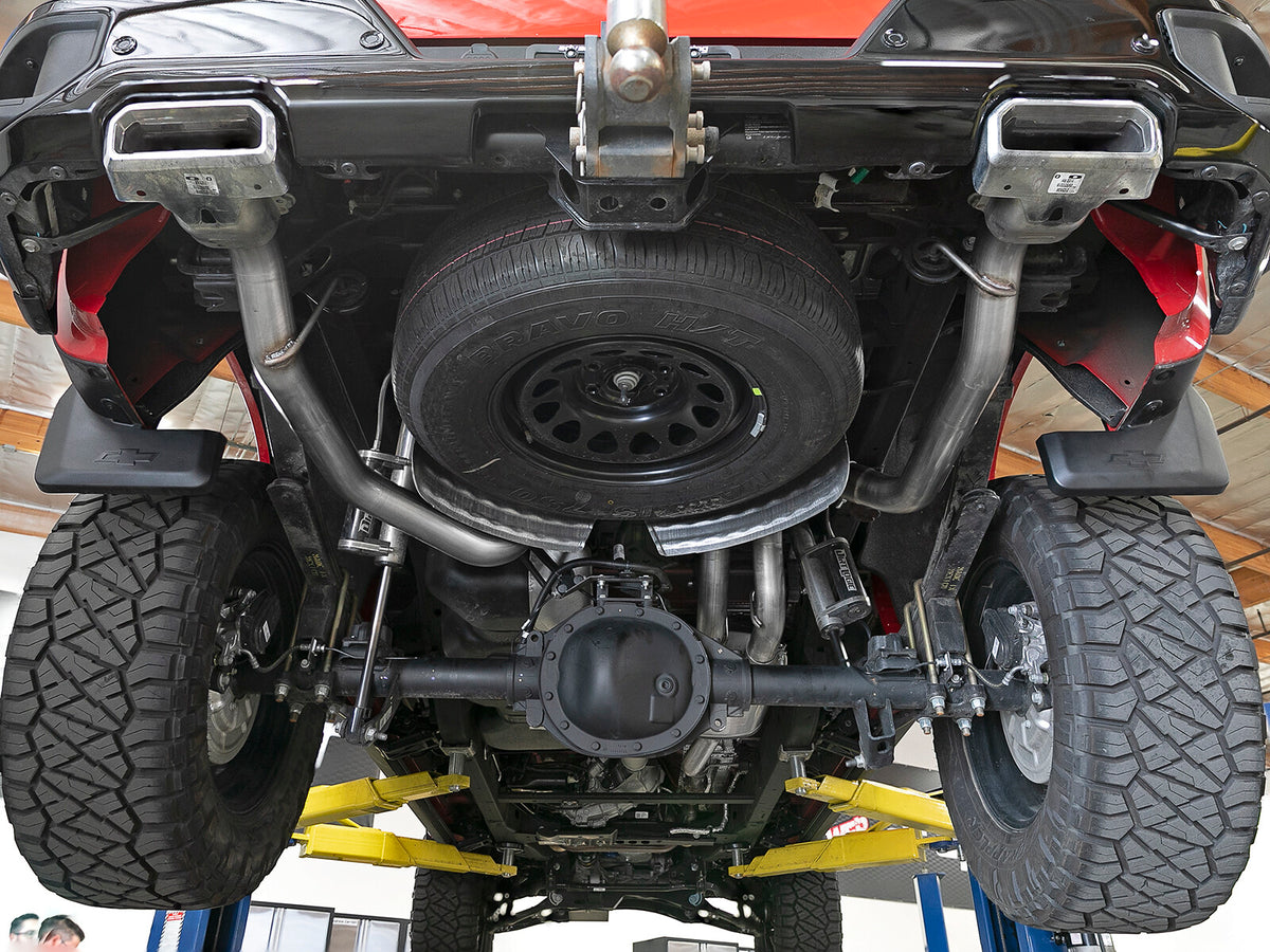 Vulcan Series 3 Inch 304 Stainless Steel Cat-Back Exhaust System Uses OE Tips GM Silverado/Sierra 1500 19-26 V8-5.3L aFe Power-5