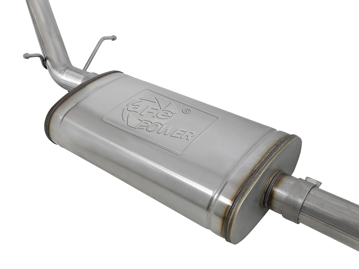 Vulcan Series 3 Inch 304 Stainless Steel Cat-Back Exhaust System w/ Tips GM Silverado/Sierra 1500 19-26 L4-2.7L (t) aFe Power-8