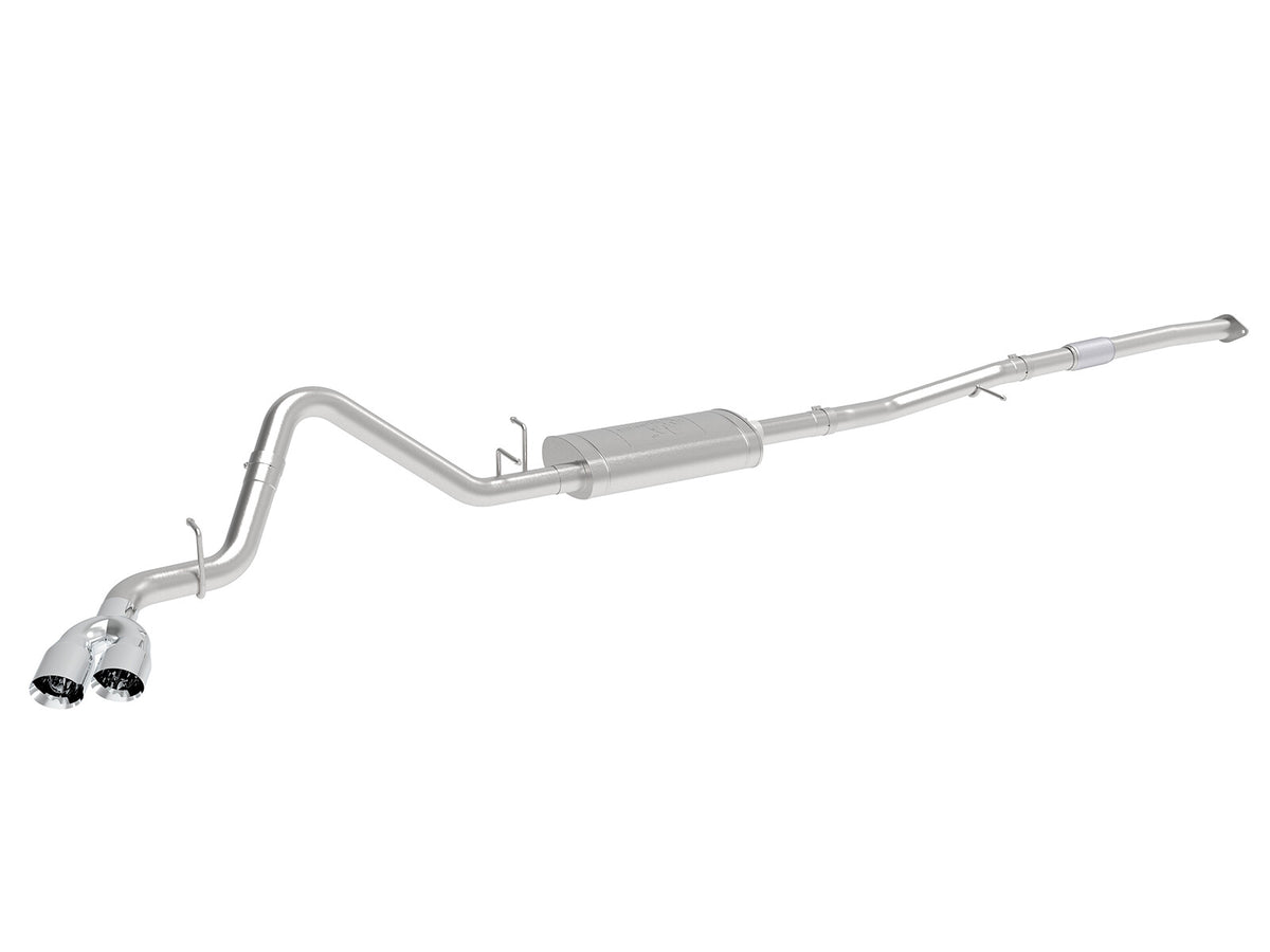 Vulcan Series 3 Inch 304 Stainless Steel Cat-Back Exhaust System w/ Tips GM Silverado/Sierra 1500 19-26 L4-2.7L (t) aFe Power