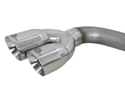 Vulcan Series 3 Inch 304 Stainless Steel Cat-Back Exhaust System w/ Tips GM Silverado/Sierra 1500 19-26 L4-2.7L (t) aFe Power-1