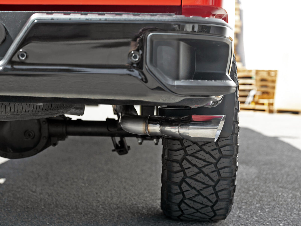 Vulcan Series 3 Inch 304 Stainless Steel Cat-Back Exhaust System w/ Tips GM Silverado/Sierra 1500 19-26 L4-2.7L (t) aFe Power-3