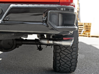 Vulcan Series 3 Inch 304 Stainless Steel Cat-Back Exhaust System w/ Tips GM Silverado/Sierra 1500 19-26 L4-2.7L (t) aFe Power-3