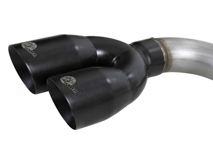 Rebel Xd Series 3 Inch 304 Stainless Steel Dpf-Back Exhaust w/Dual Tips GM Trucks 20-22 L6-3.0L (td) LM2 aFe Power-7