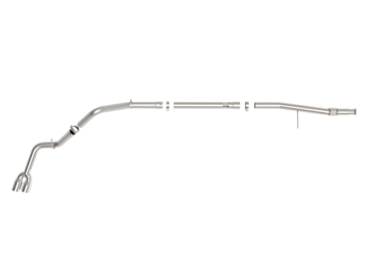Rebel Xd Series 3 Inch 304 Stainless Steel Dpf-Back Exhaust w/Dual Tips GM Trucks 20-22 L6-3.0L (td) LM2 aFe Power-2