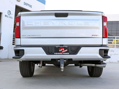 Rebel Xd Series 3 Inch 304 Stainless Steel Dpf-Back Exhaust w/Dual Tips GM Trucks 20-22 L6-3.0L (td) LM2 aFe Power-4