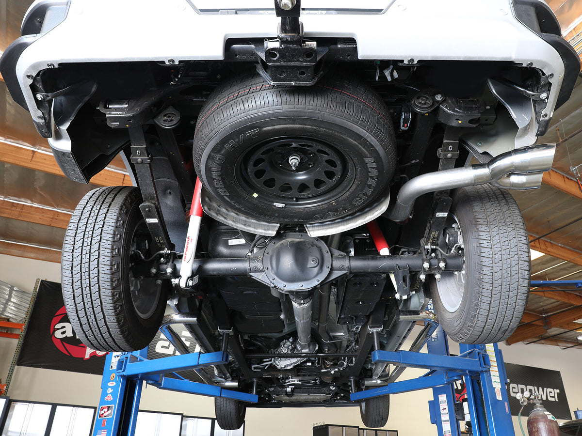 Rebel Xd Series 3 Inch 304 Stainless Steel Dpf-Back Exhaust w/Dual Tips GM Trucks 20-22 L6-3.0L (td) LM2 aFe Power-5