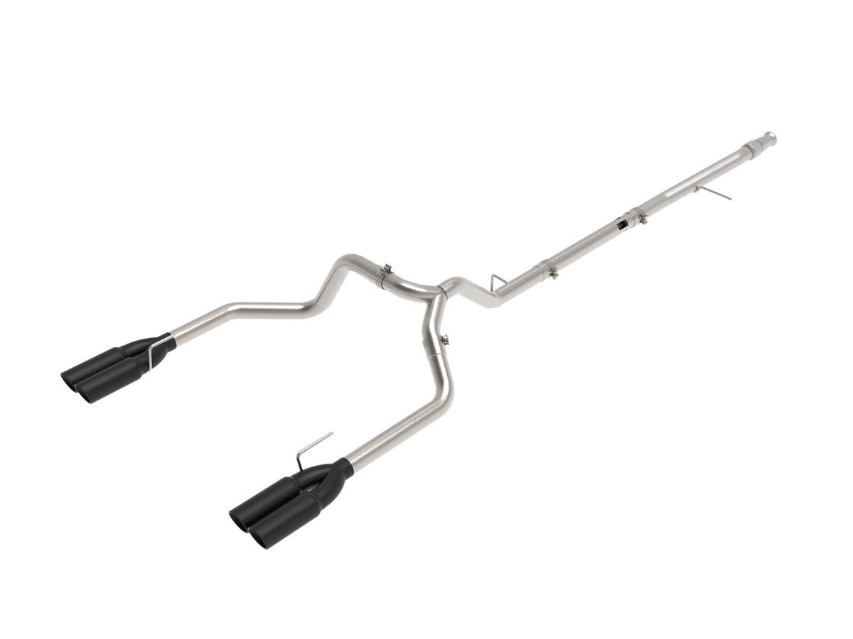 Vulcan Series 3 Inch 304 Stainless Steel Dpf-Back Exhaust System w/ Tip GM Trucks 20-22 L6-3.0L (td) LM2 aFe Power-6